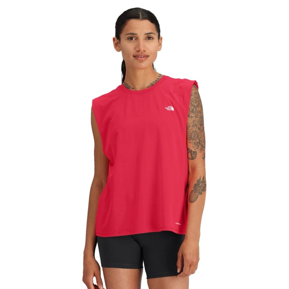 North Face Women's hibiscus muscle Tank Top NWT, Size S